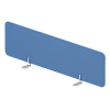 Экран настольный фронтальный (ткань, алюминиевый кант) для стола bench ш.118см